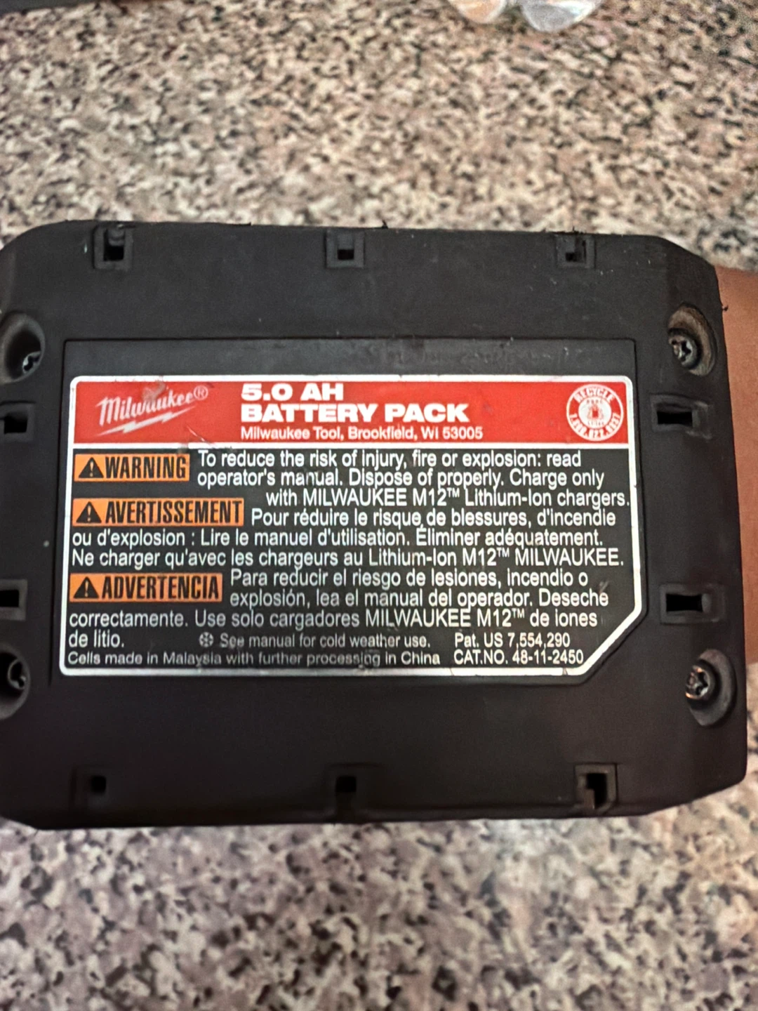 Milwaukee M12 REDLITHIUM XC5.0 Battery - photo 3