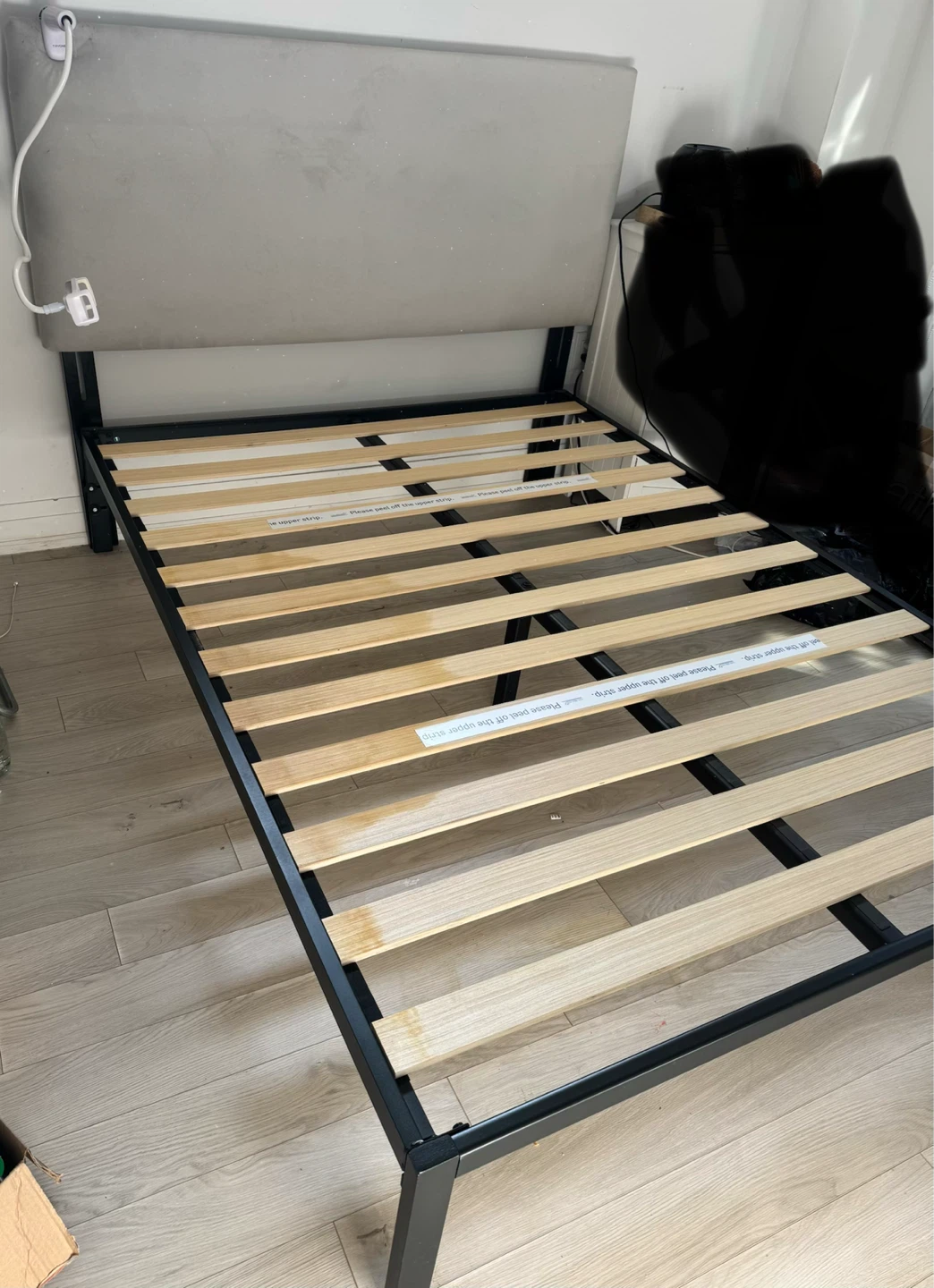 Metal Bed Frame with Headboard - photo 2
