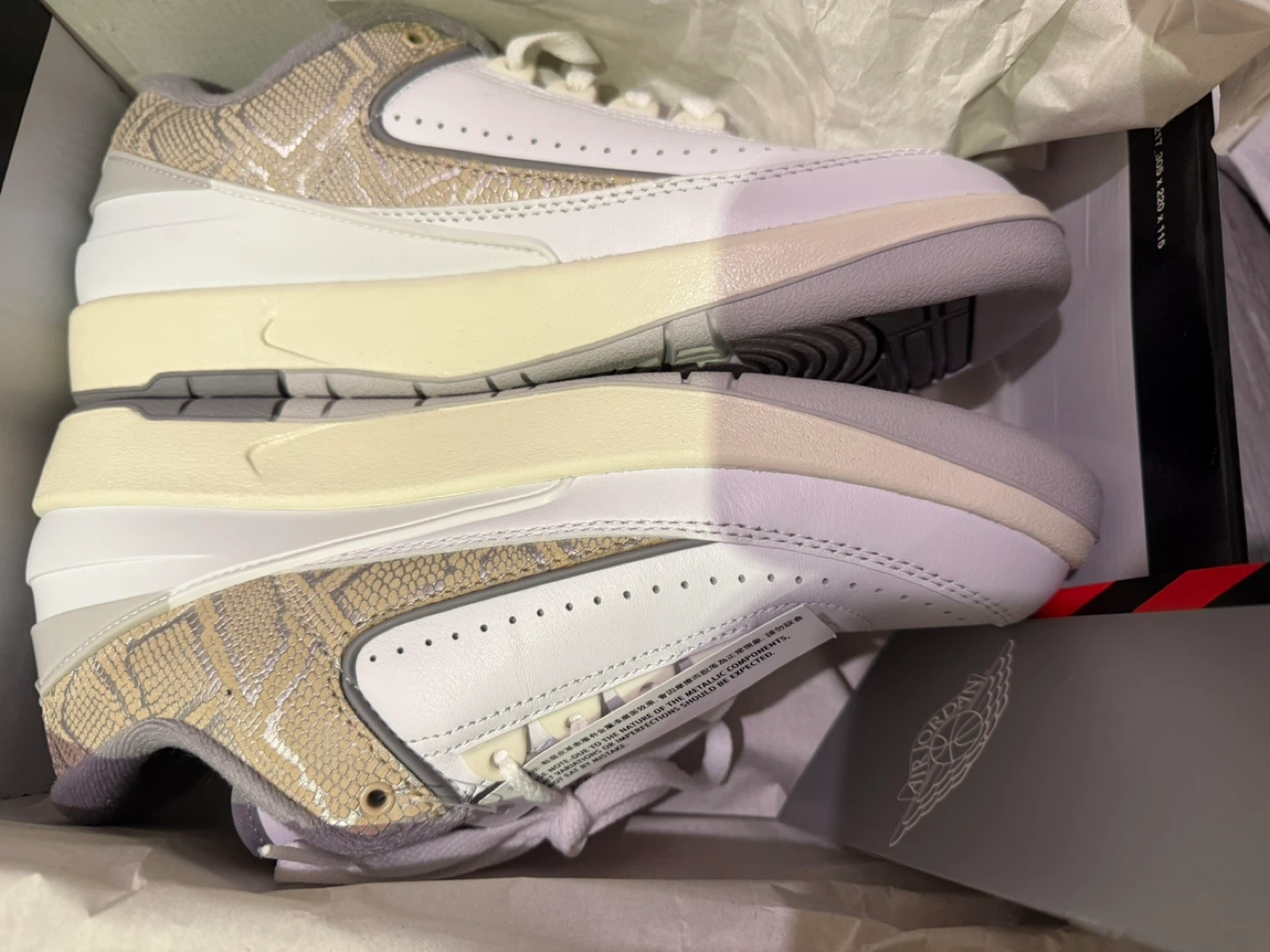 Air Jordan 2 Retro Low White/Cement Grey-Sanddrift - photo 2