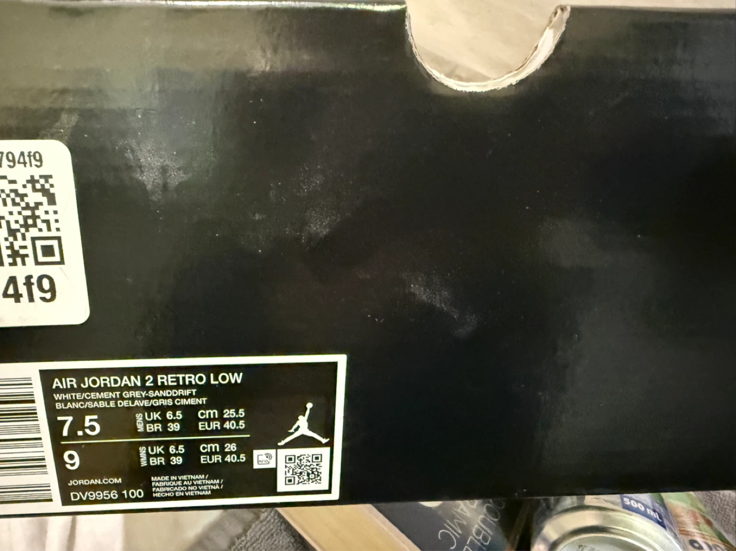 Air Jordan 2 Retro Low White/Cement Grey-Sanddrift - photo 3