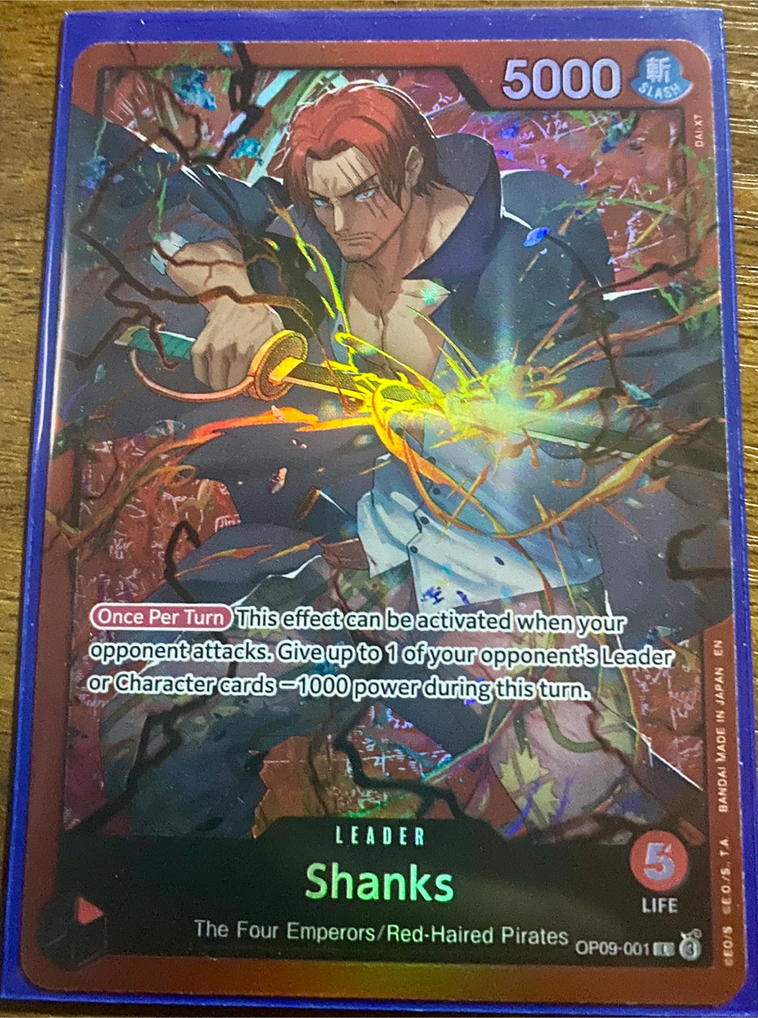 One Piece ST-23 NO Uta or shanks character cards