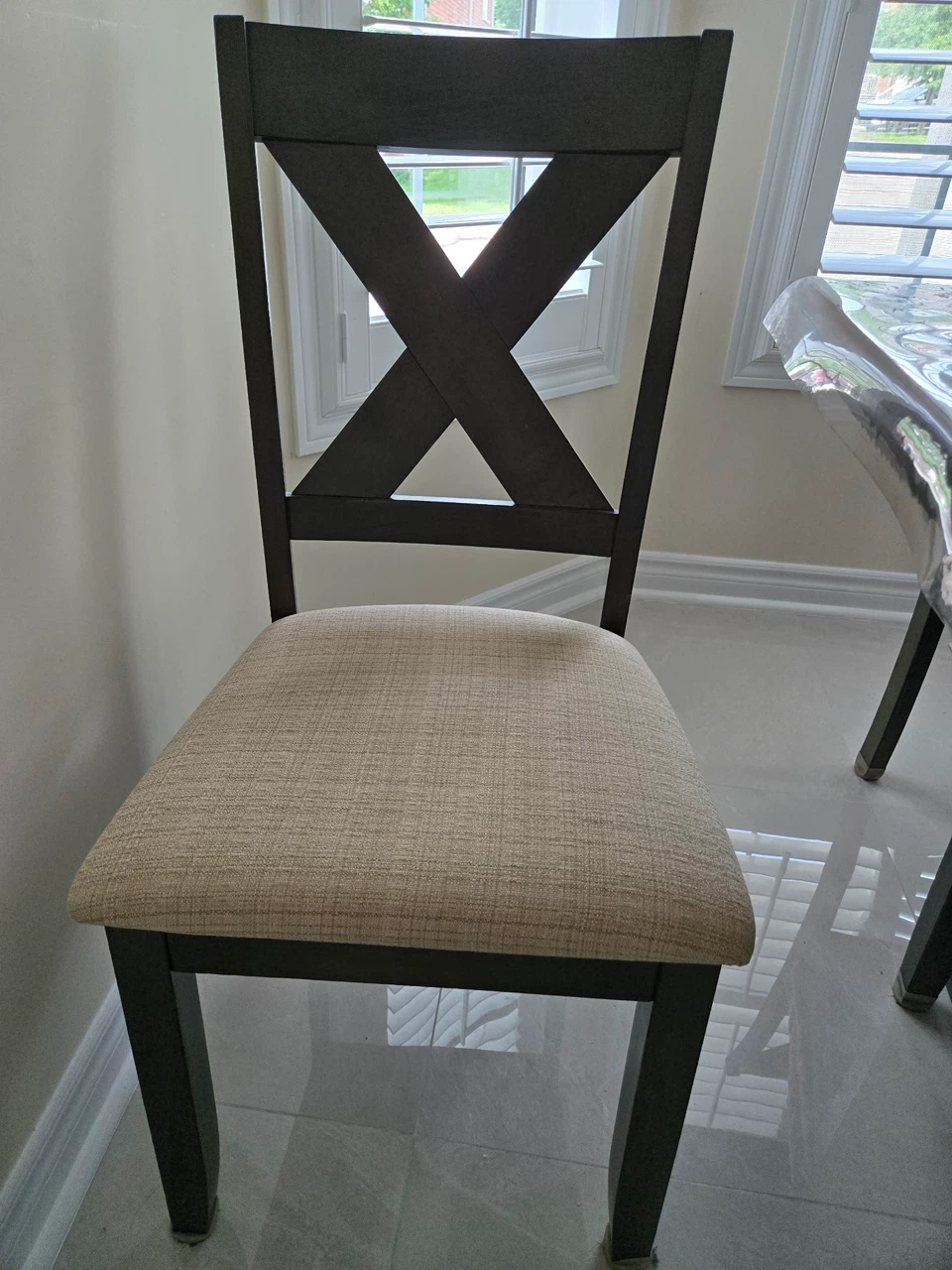 Dining Table Set with 4 Chairs and Bench - photo 5