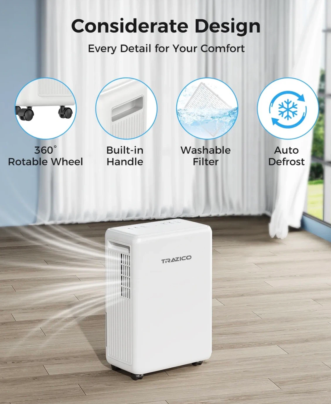 Trazico 30 Pint Dehumidifier TZ04 - photo 4