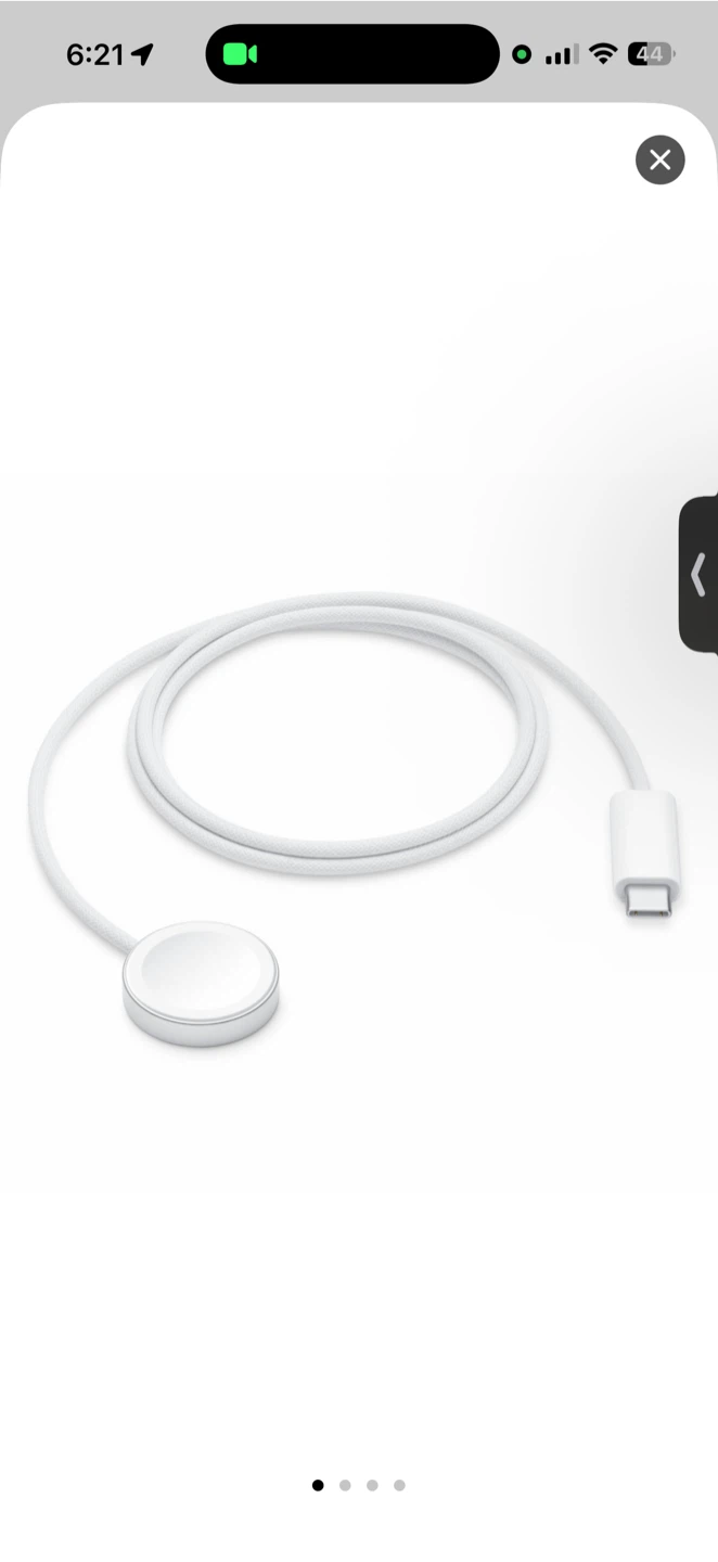 Apple Watch Magnetic Charging Cable (USB-C)