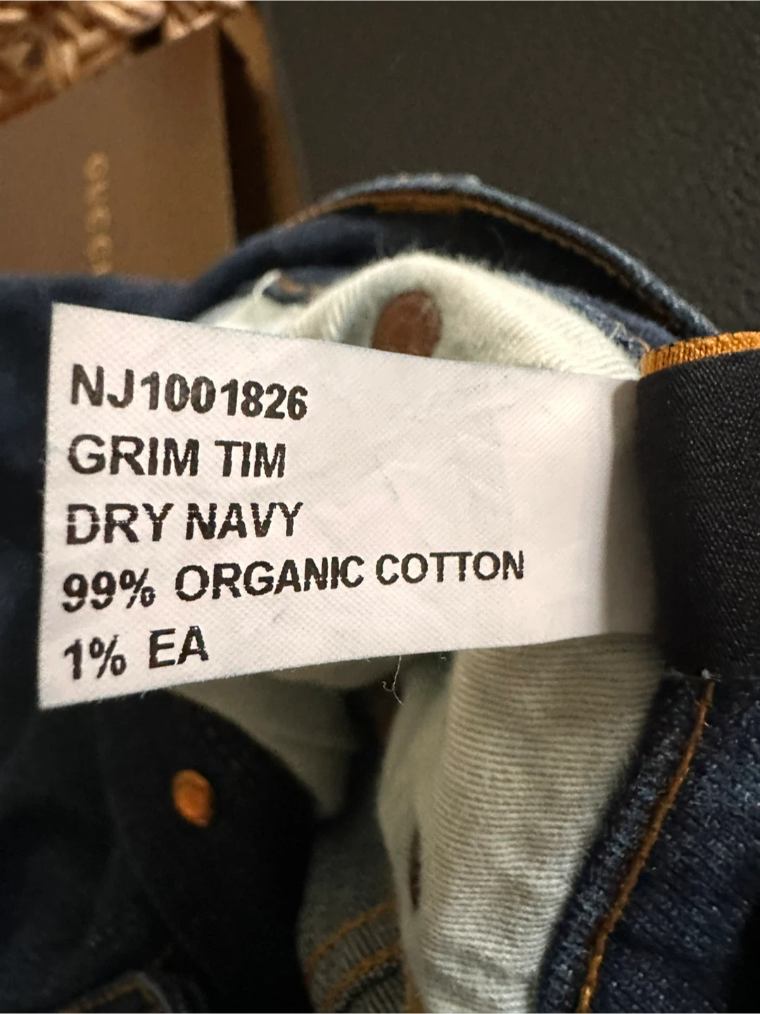Nudie Jeans Grim Tim Dry Navy 36x36 - photo 3
