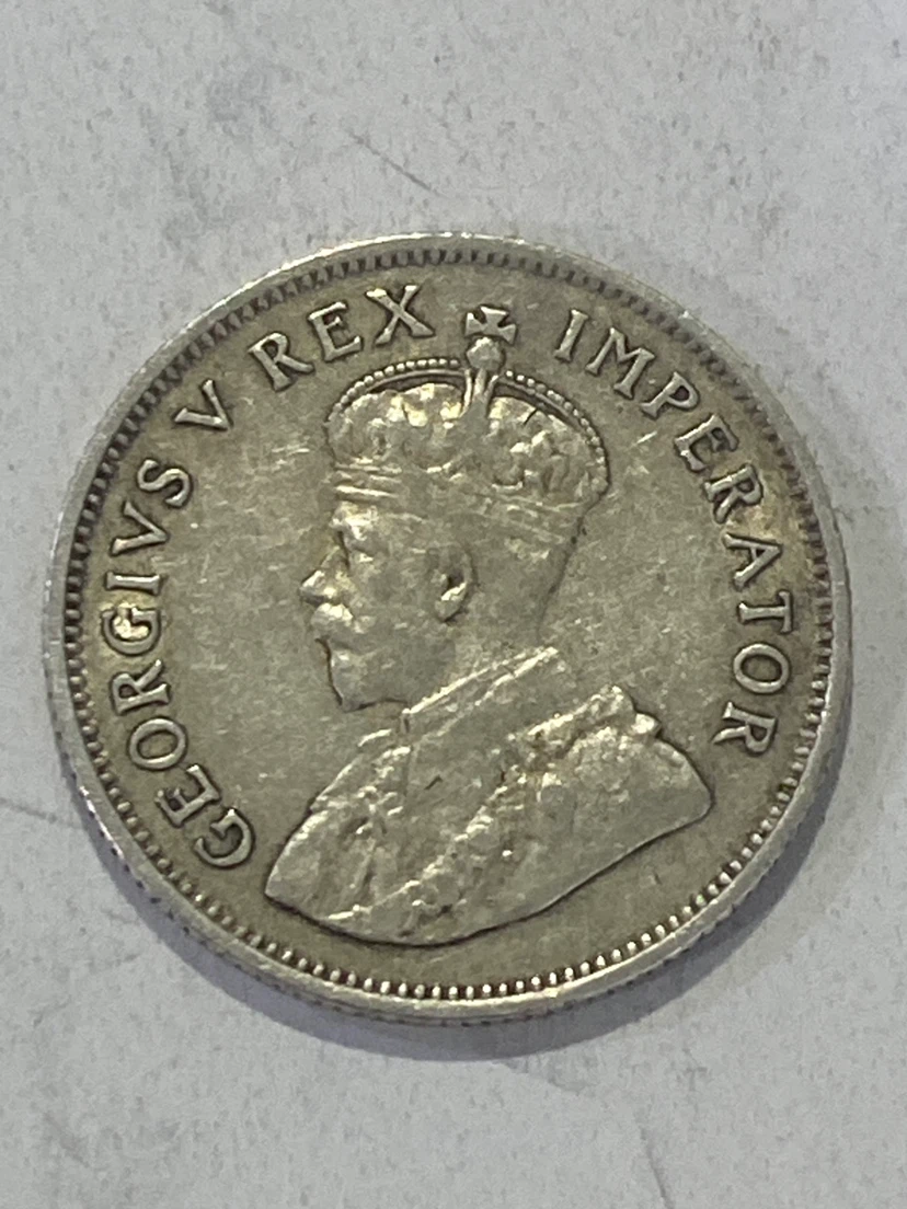 1936 silver George VI King and Emperor Coin