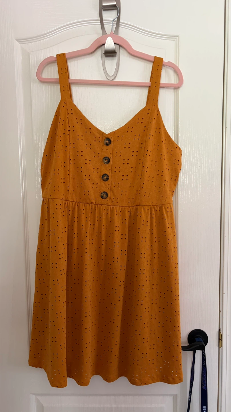 Mustard yellow dress