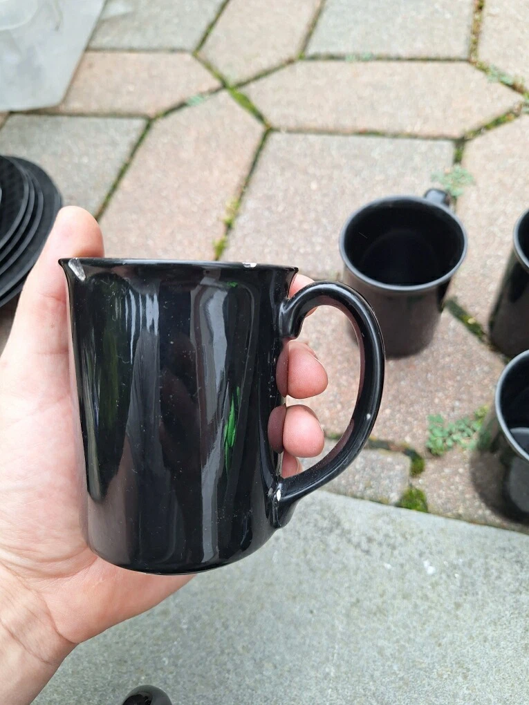 Corning Black Mugs (Set of 6) - photo 3