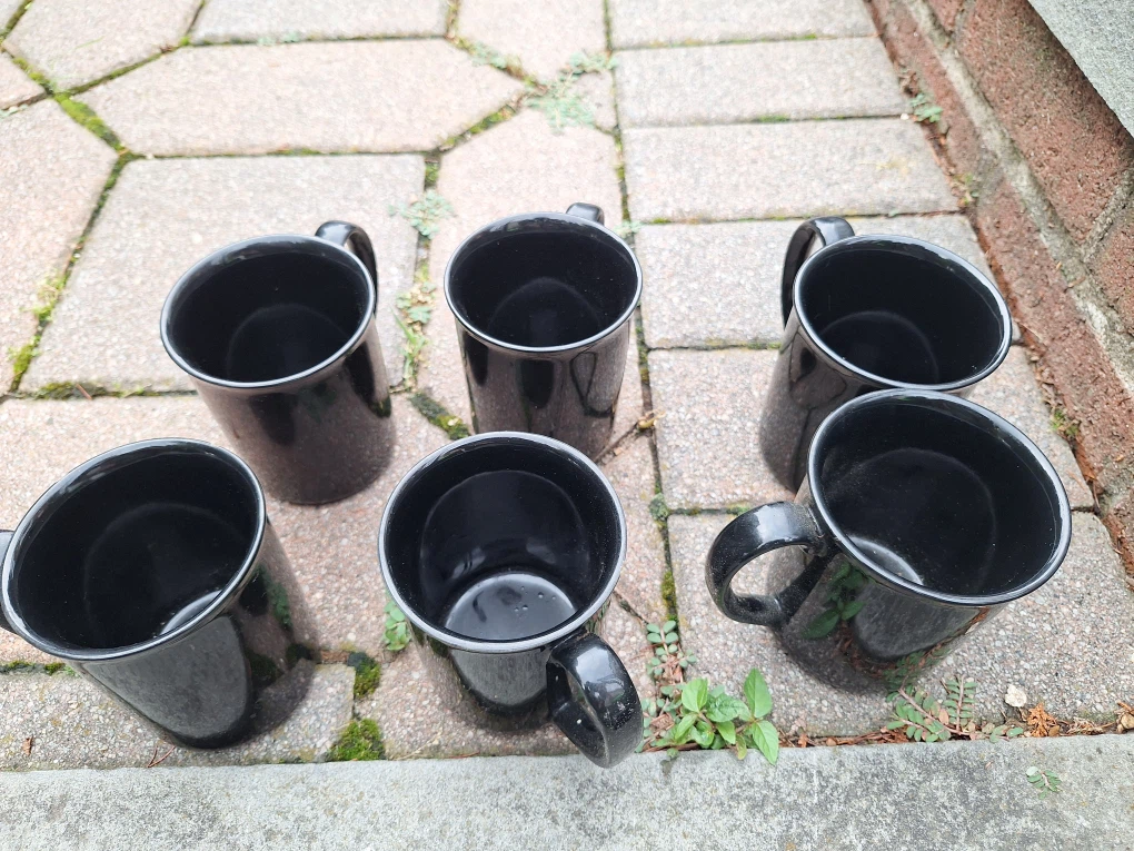 Corning Black Mugs (Set of 6) - photo 4