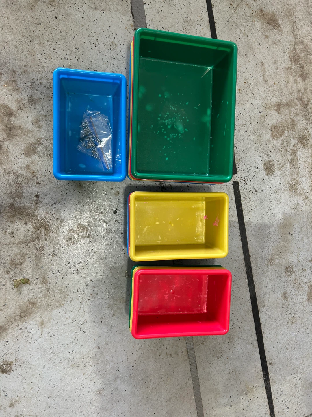 Assorted Plastic Storage Tubs - photo 2