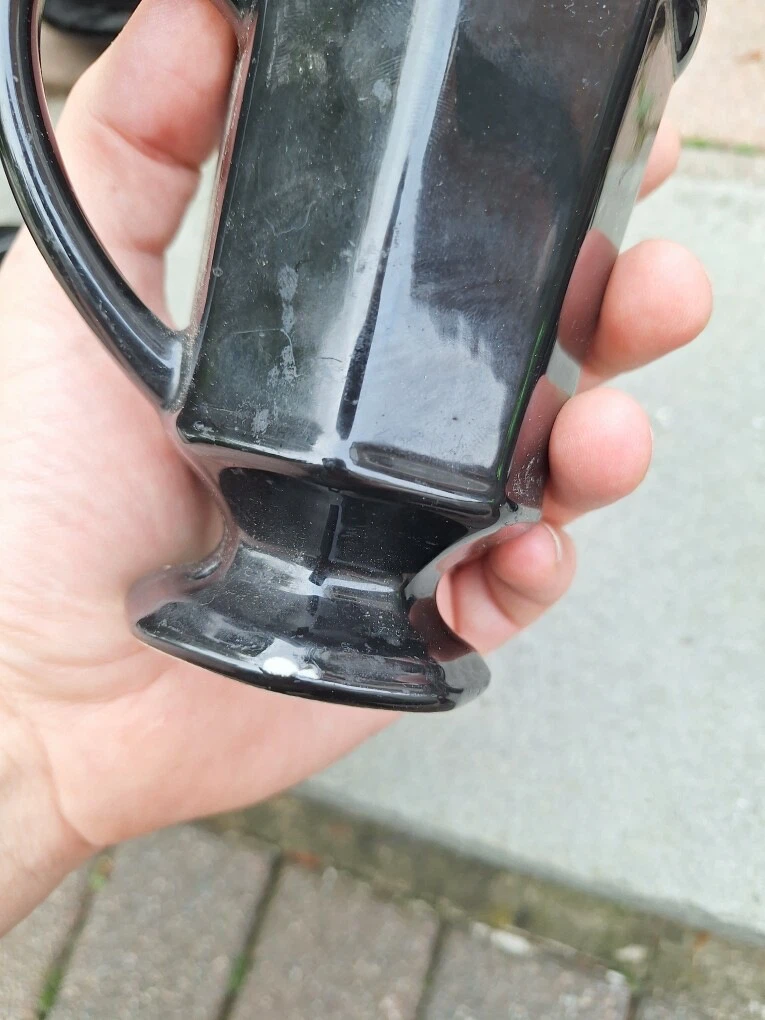 Black Ceramic Mugs - Set of 2 - photo 5