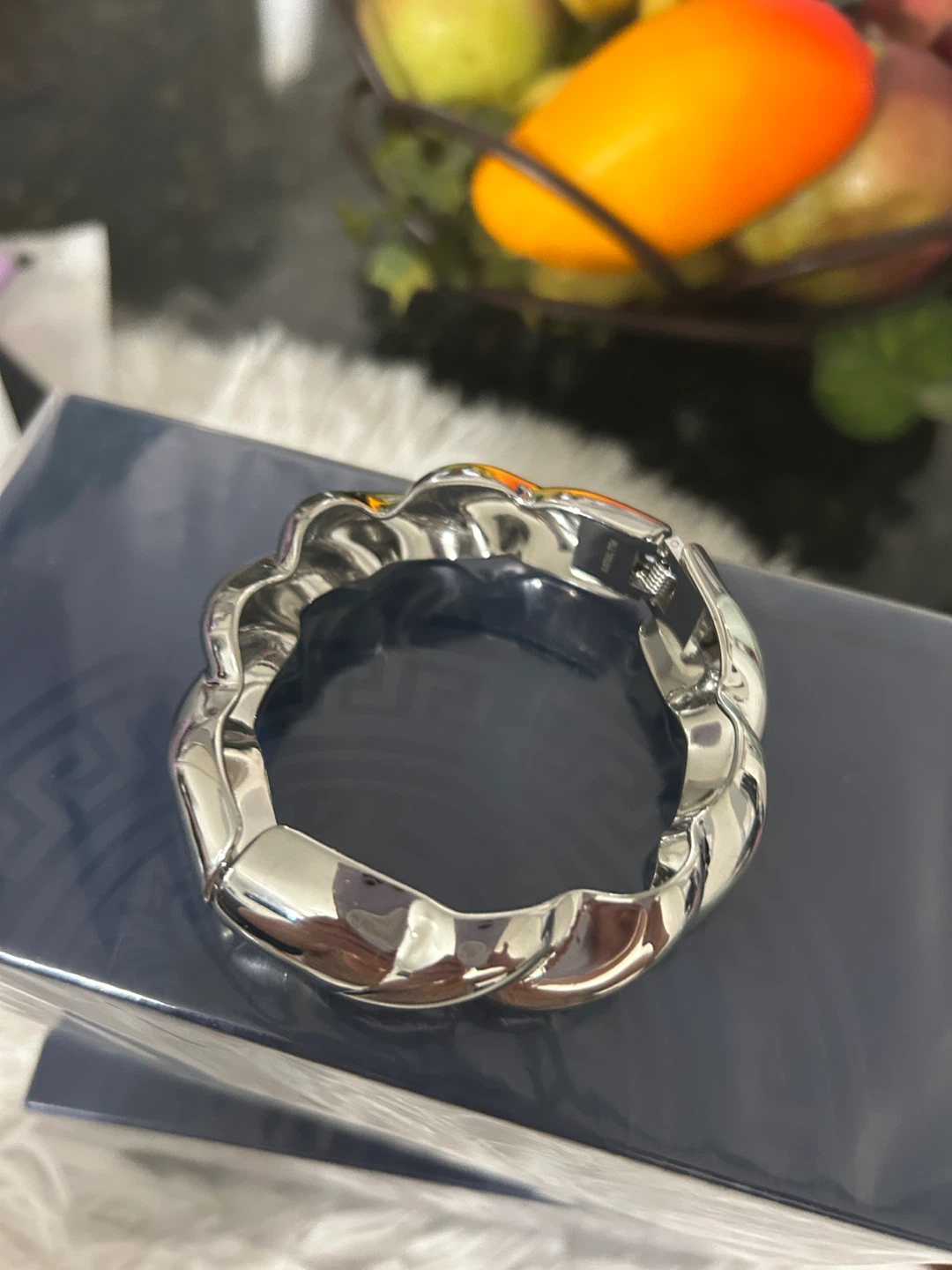 Silver Twisted Cuff Bracelet - photo 4