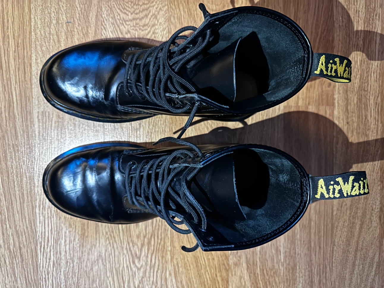 Dr. Martens Black Leather Lace-Up Boots - photo 2