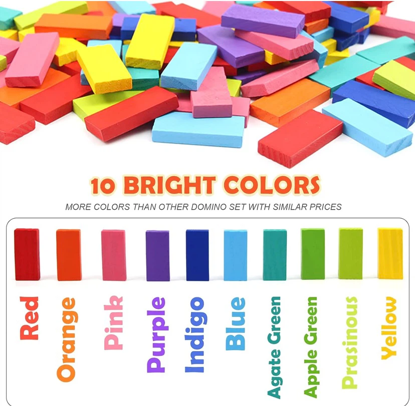 New WOOD CITY 1000 Piece Dominoes Set - photo 5
