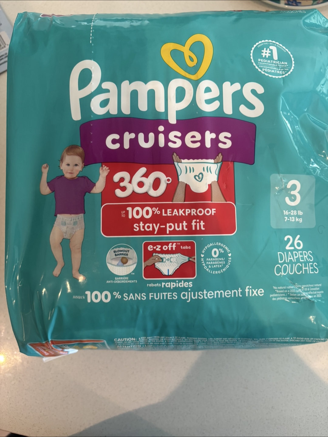 Diapers. Size 3