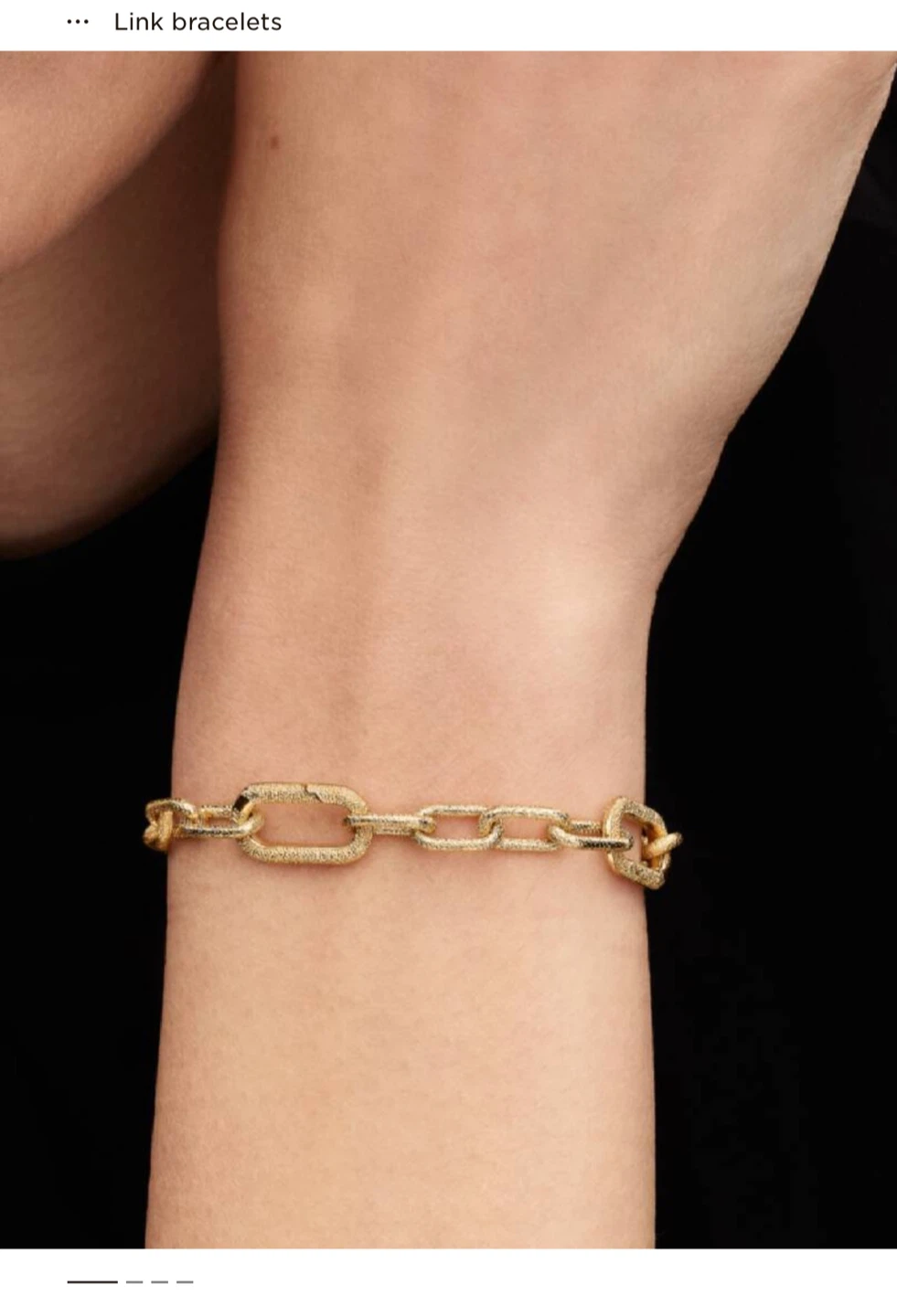 Pandora Small-Link Chain Bracelet 14k Gold-plated - photo 2