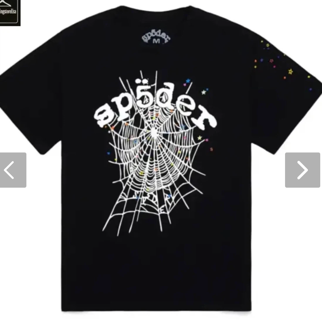SP5DER Web T-Shirt Black