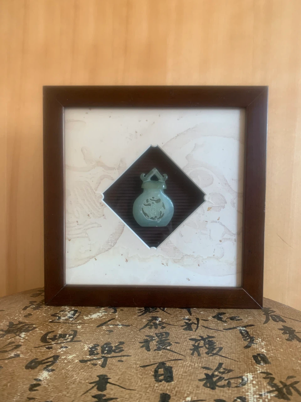 Vintage Chinese Hardstone Carving Shadowbox - Prosperity - photo 5