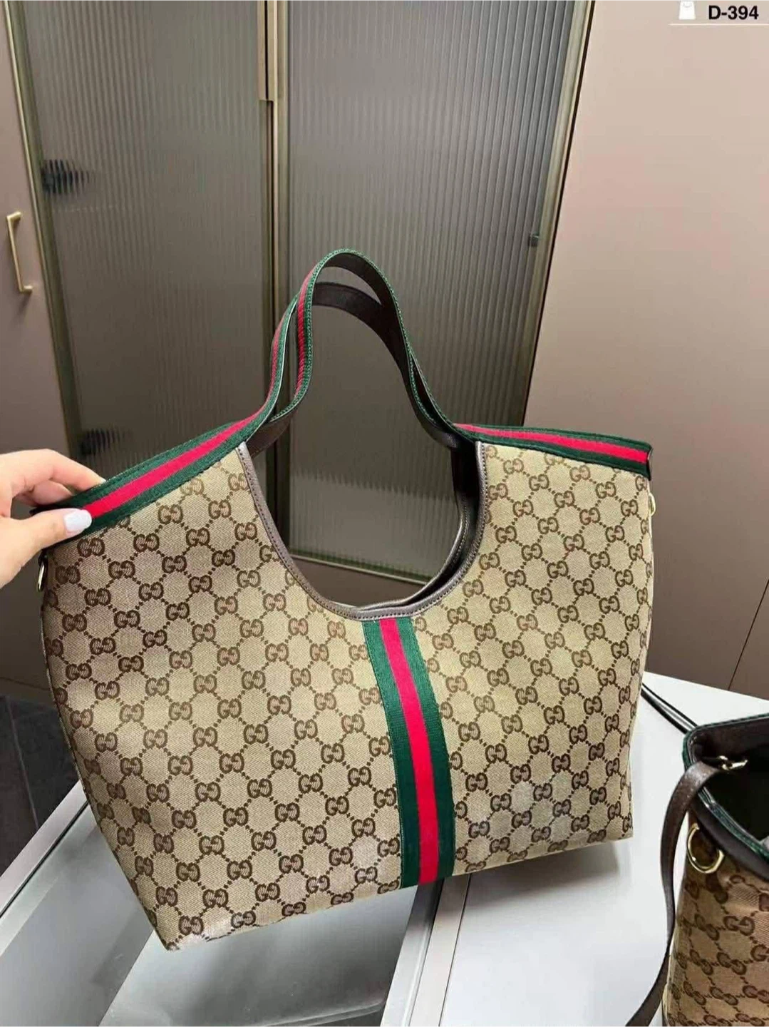 Gucci Monogram Tote Bag with Pouch - photo 2
