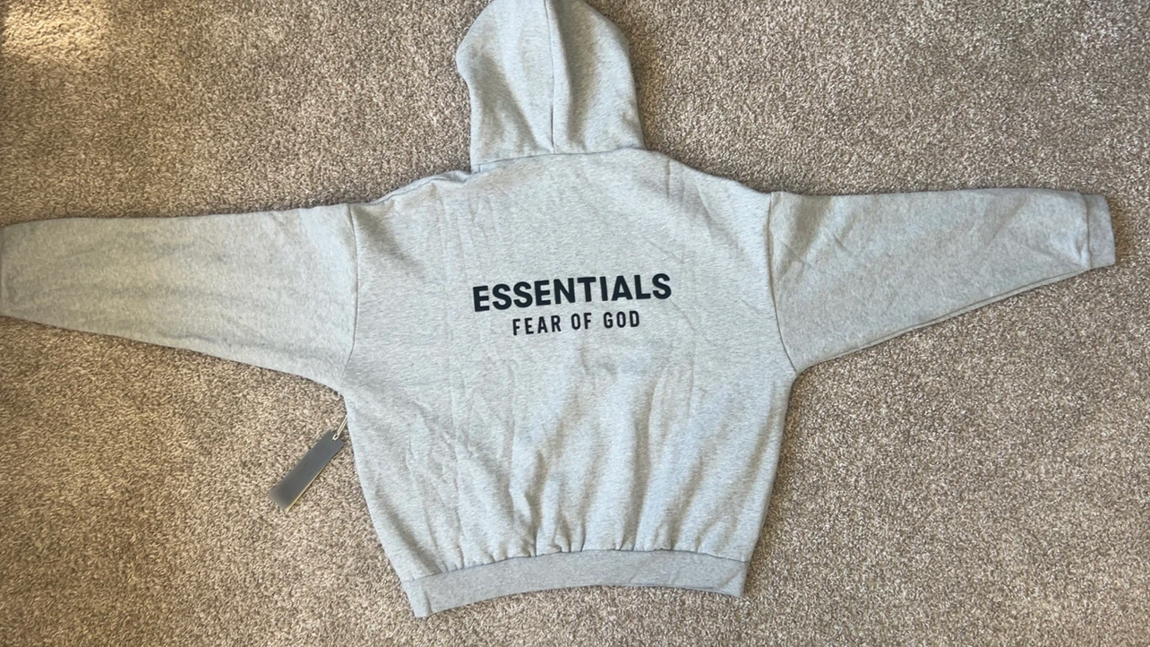 ESSENTIALS Grey Hoodie - photo 4