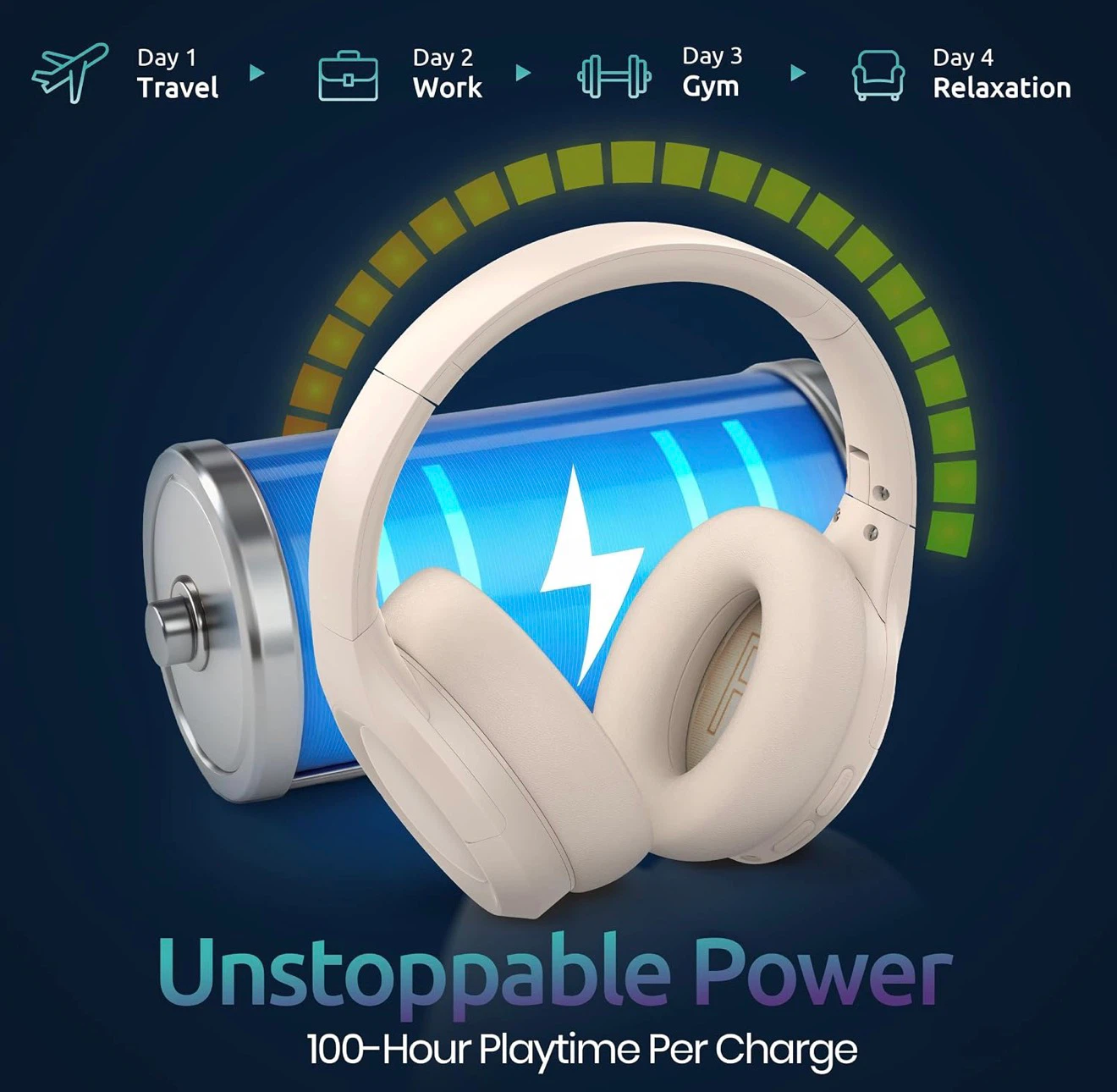 Active Noise Cancelling Headphones - photo 3