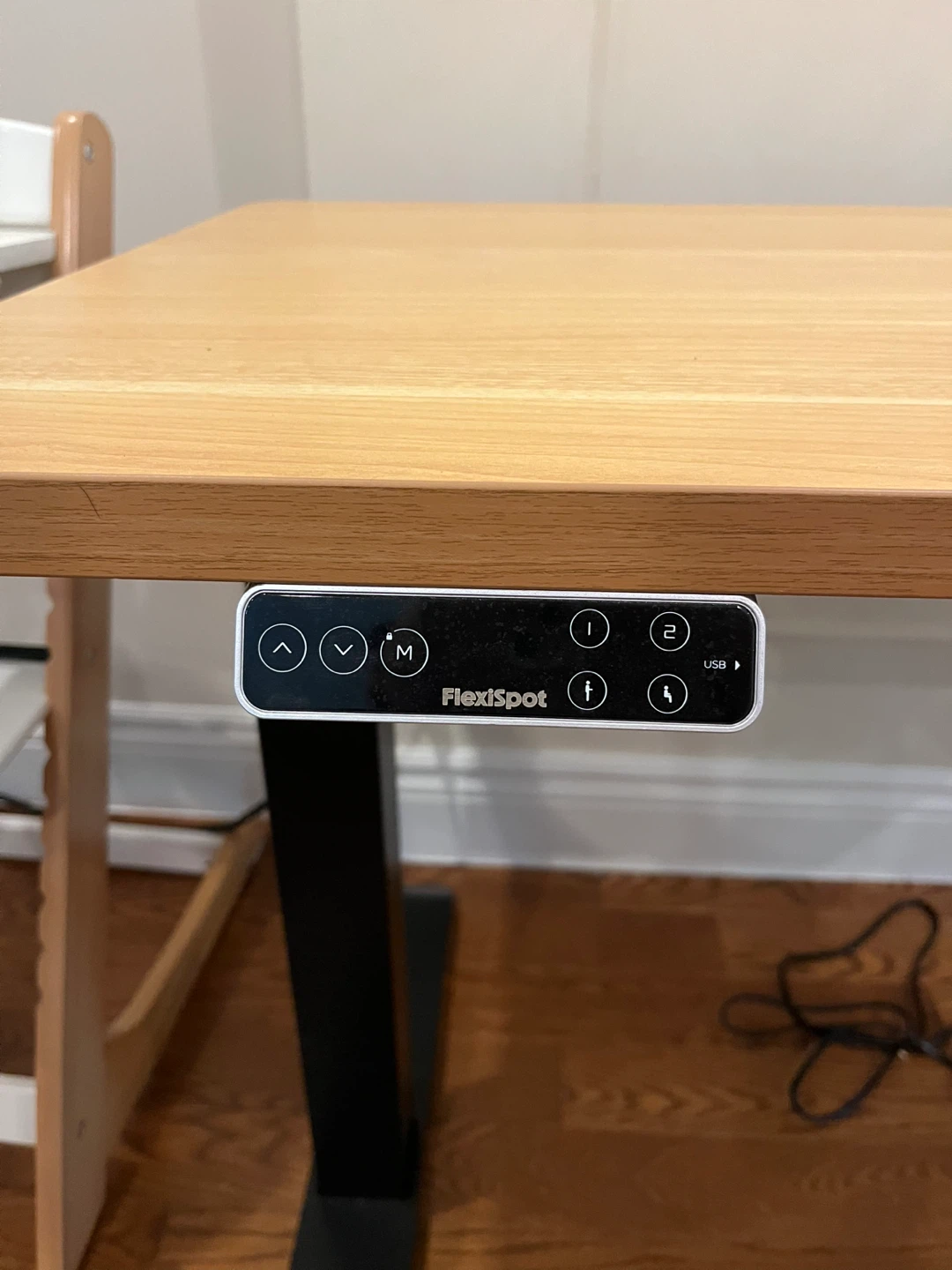 FlexiSpot Sit/Stand Desk - Light Wood - photo 2