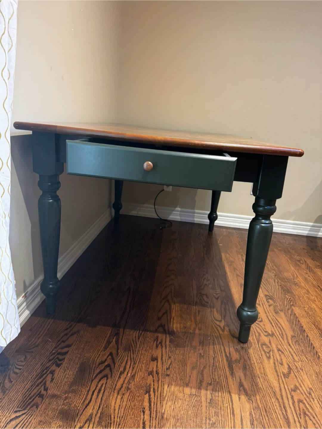Wooden Desk with Drawer