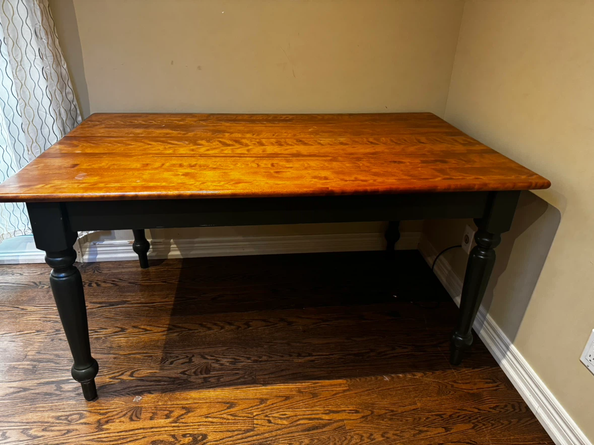 Wooden Desk with Drawer - photo 2