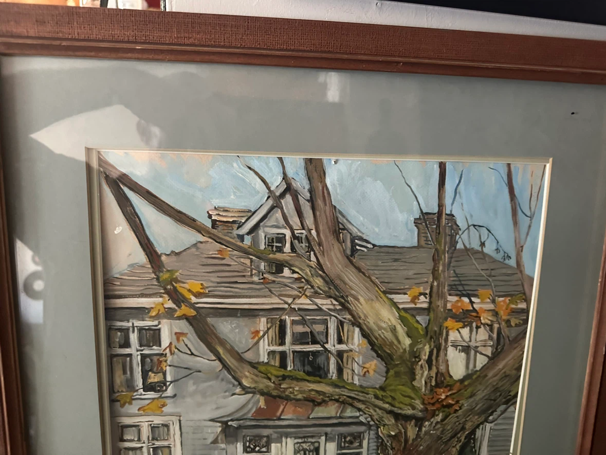 Pamela Scatliff Fine Art Original Autumn House Painting - photo 2