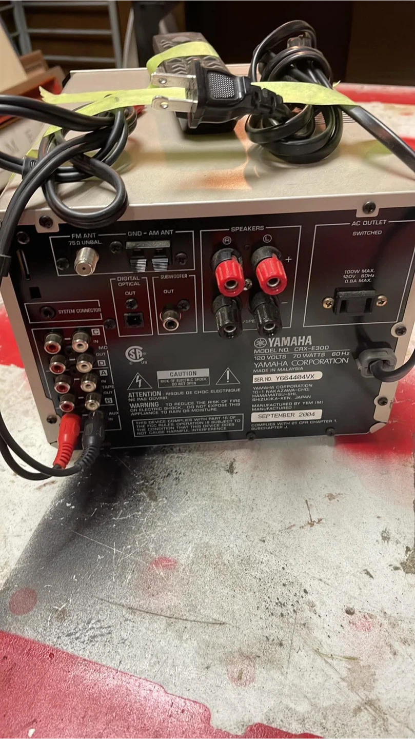 YAMAHA STEREO RECEIVER w/ AUX - photo 2
