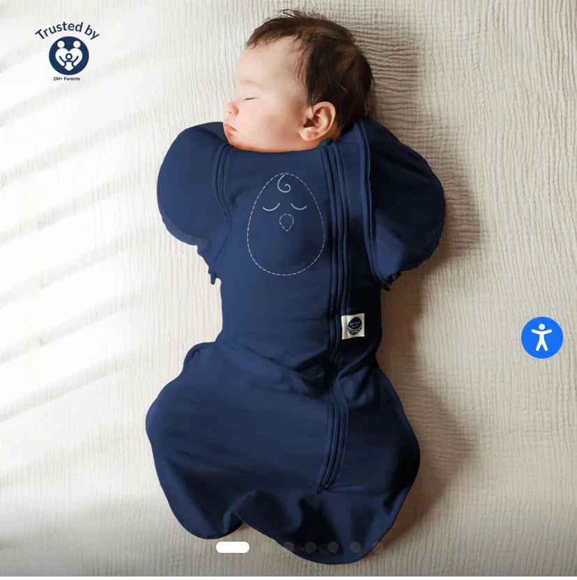 New Nested Bean Zen One Convertible Swaddle Small Navy - photo 2