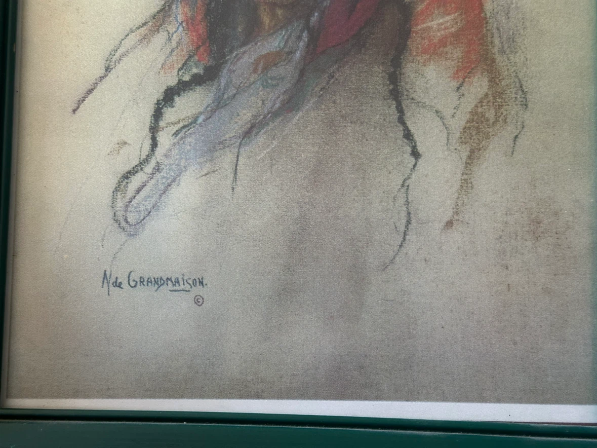 Nicholas de Grandmaison Vintage Indigenous Art Print - photo 3