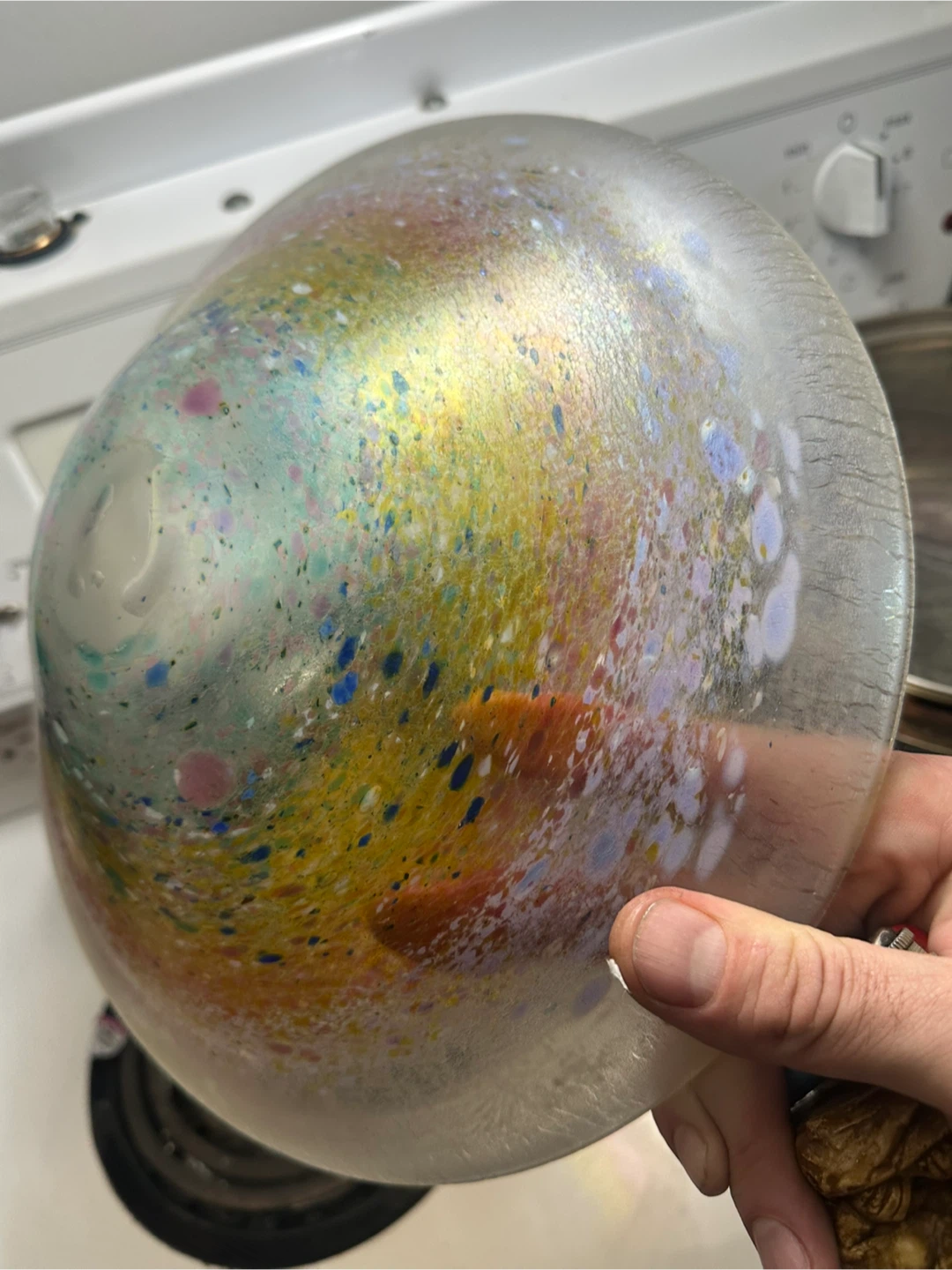 Vintage arte Vargas or Robert Held Art Glass Bowl - photo 4