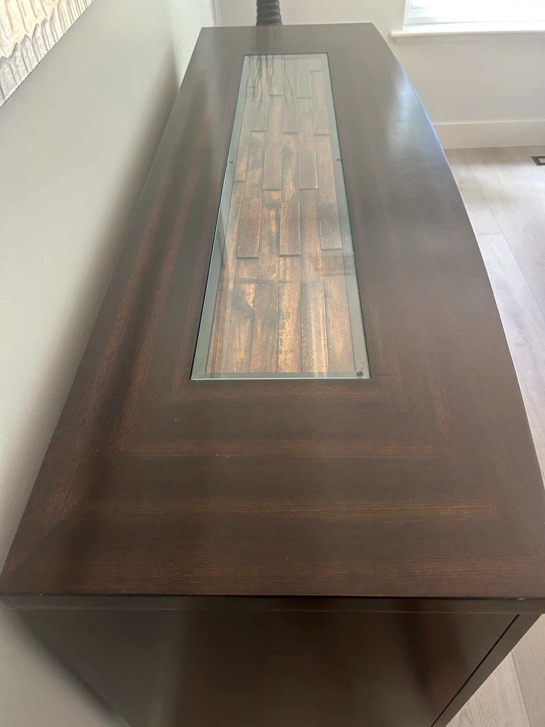 Console with Glass Doors and Wine Rack Console/Buffet/Wine rack - photo 3