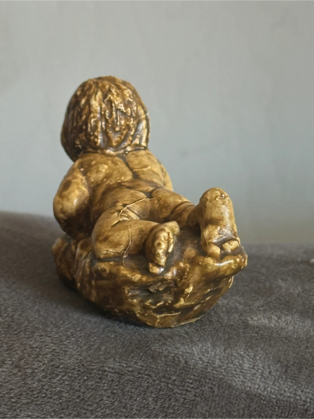 AUSTRALIAN  E&M PAT ELVINS Indigenous Baby Figure signed v - photo 4