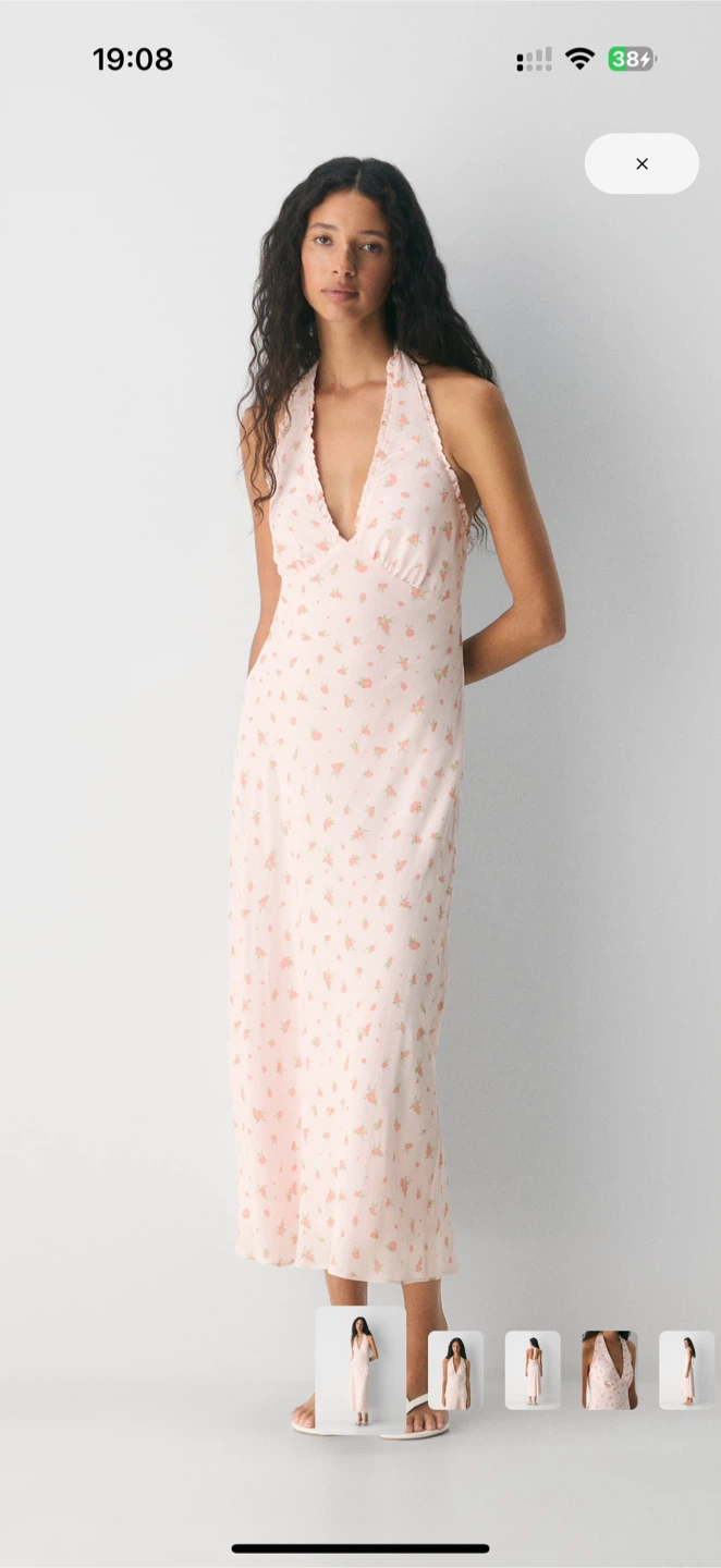 NWT Aritzia Hedgerow Dress Pale Peach/Pink - Size 4