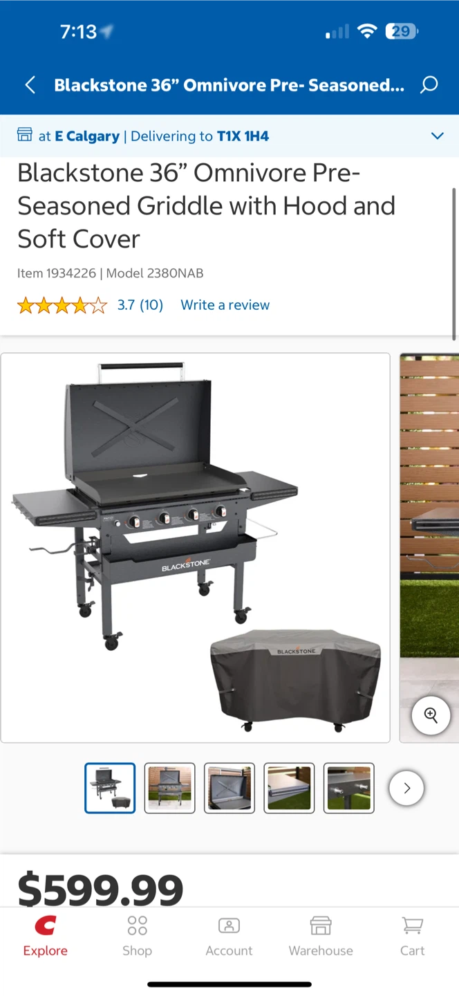 Blackstone 36 inch Omnivore Griddle with Hood. BRAND NEW - photo 5