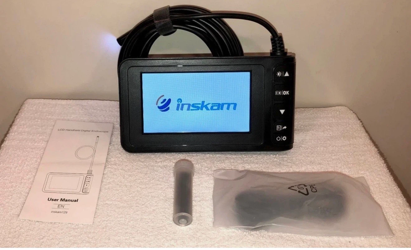 Digital LCD Handheld Color Inspection Endoscope inskam129 - photo 4
