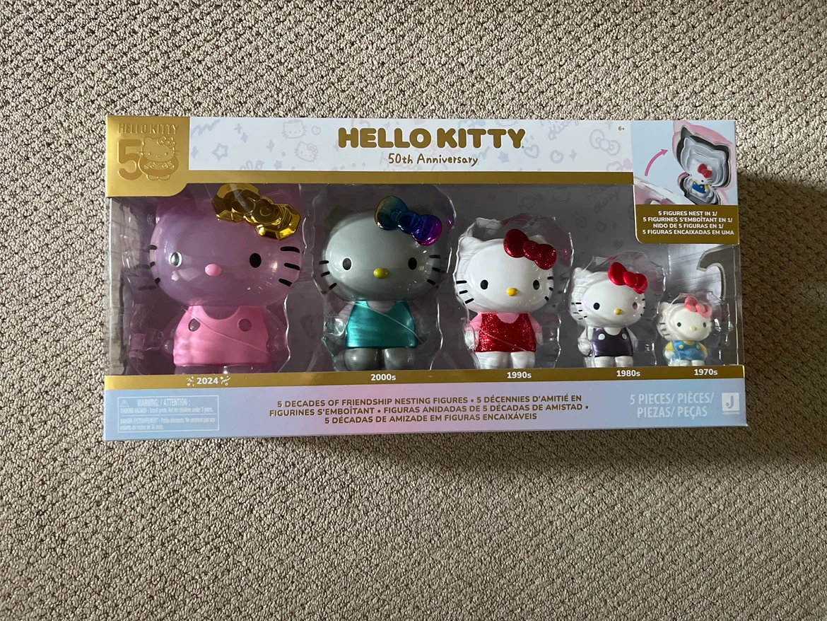 Hello Kitty 50th Anniversary Nesting Figures