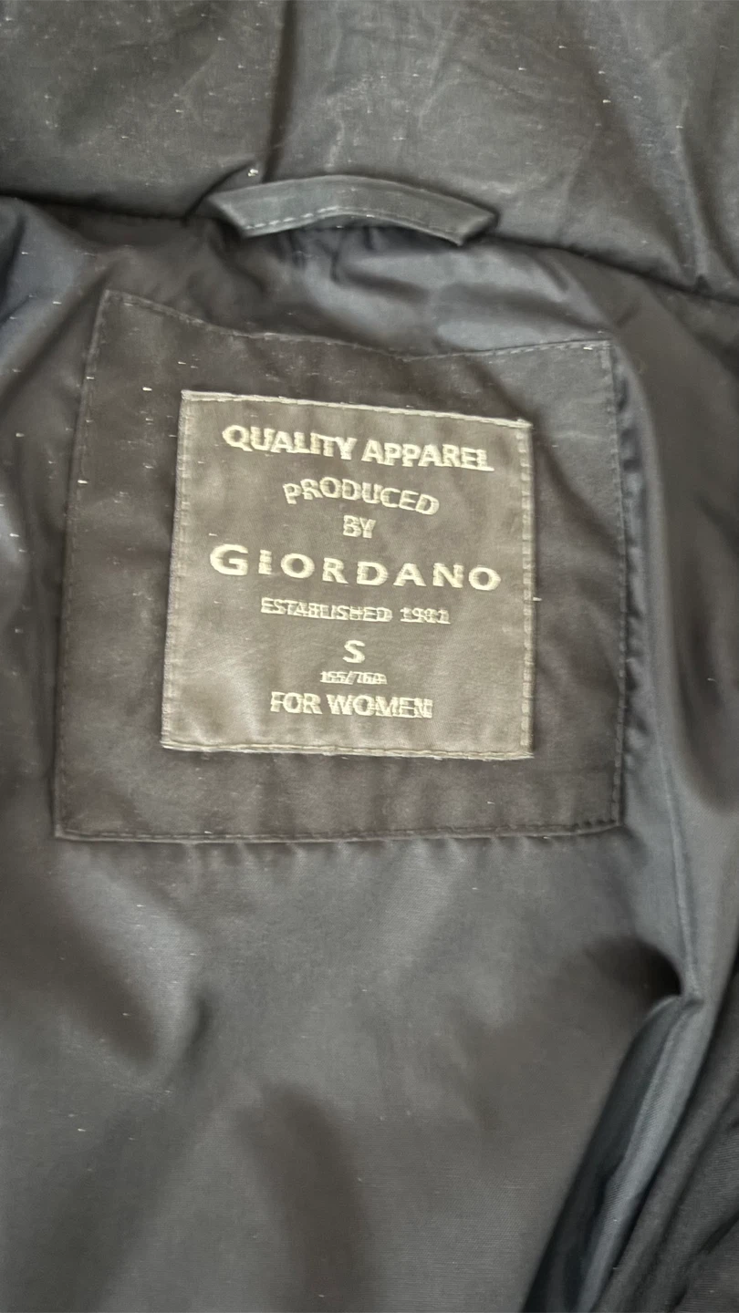 Giordano Black Puffer Coat - photo 3