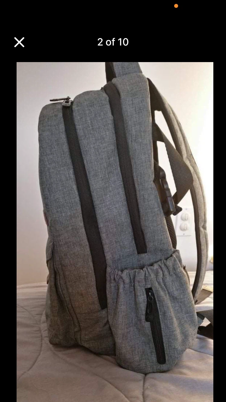 Grey Diaper Backpack - photo 2