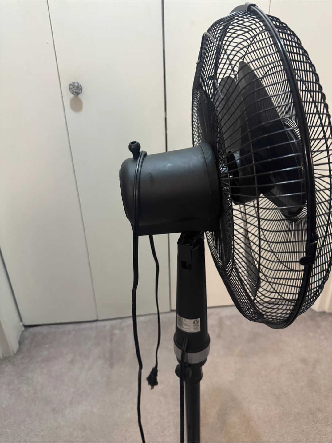 Black Standing Fan - photo 3