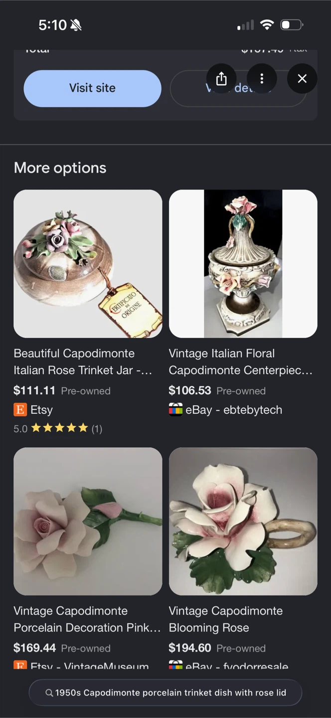 Capodimonte Porcelain made in Italy 1950s - photo 4