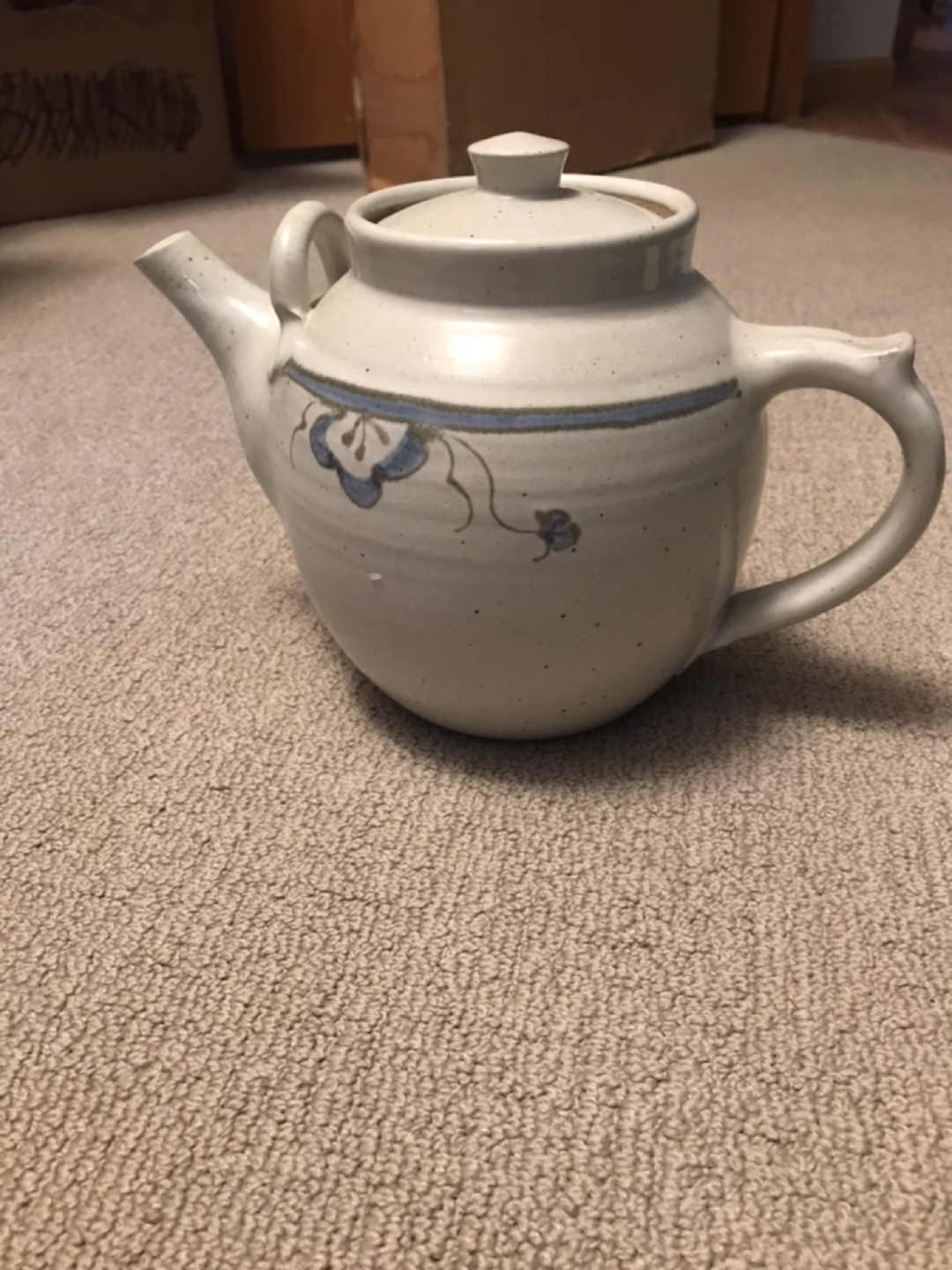By McGie Ceramic Teapot with Blue Floral Design - photo 2