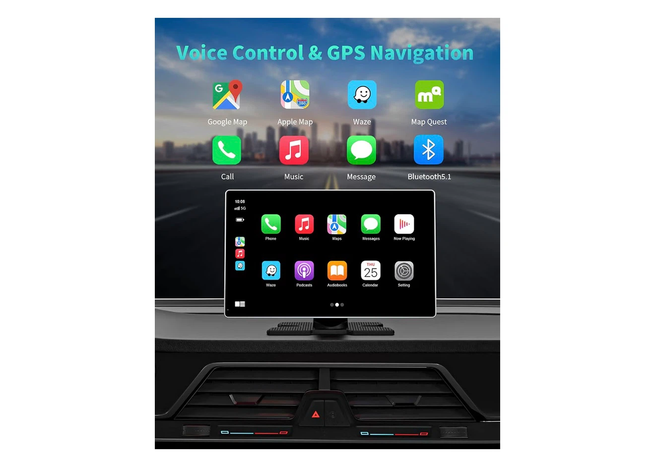 Car GPS Navigation System with Apple CarPlay & Android Auto - photo 4