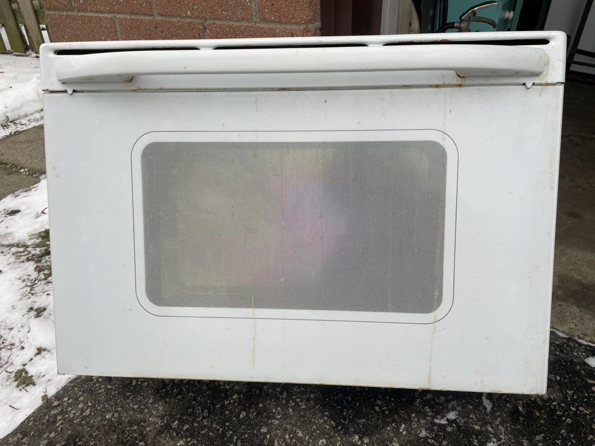 Stove oven door only
