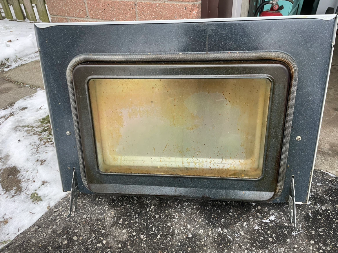 Stove oven door only - photo 2
