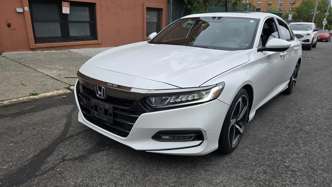 White Honda Accord Sedan