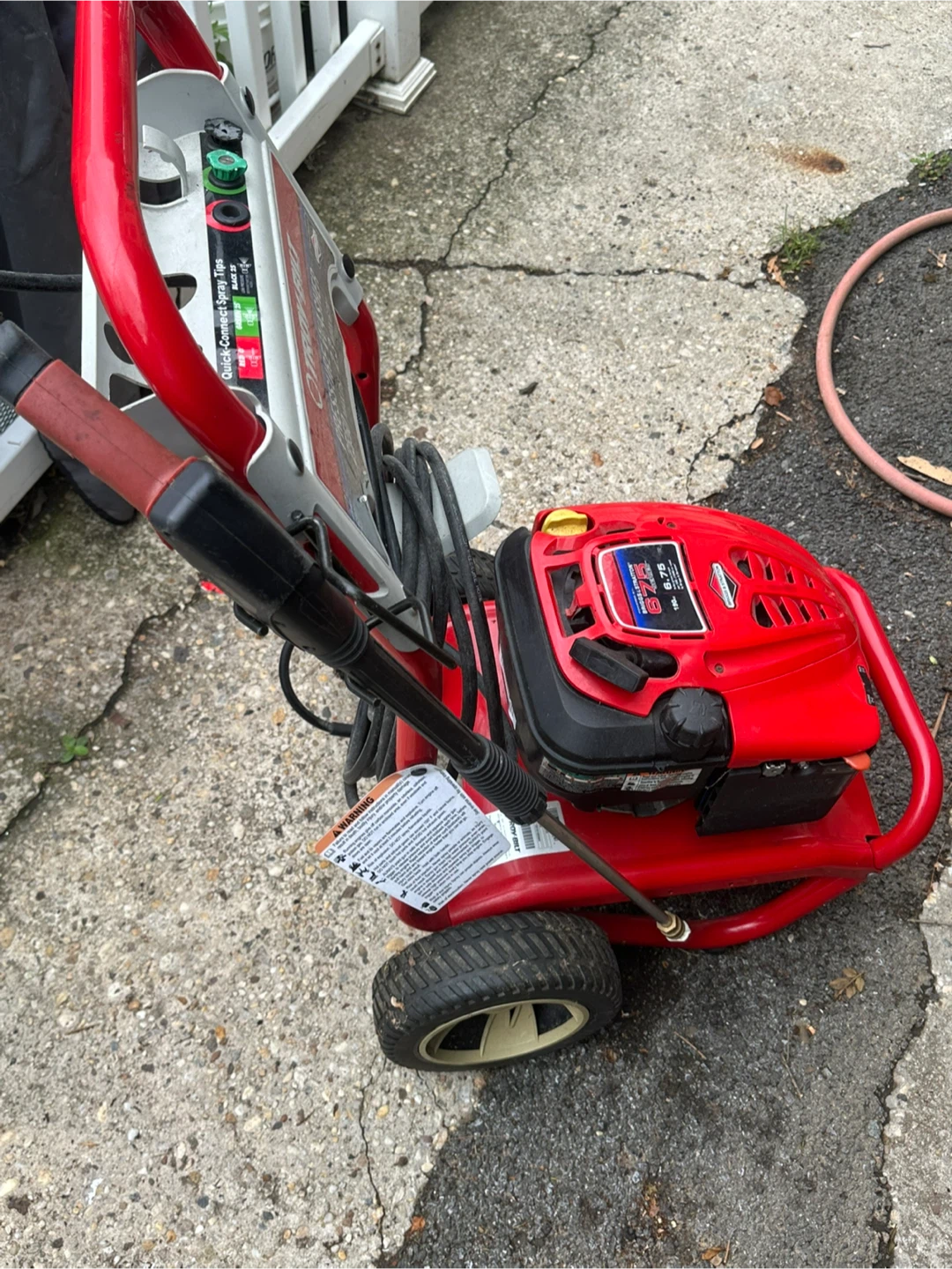 Troy-Bilt gas Pressure Washer 2550 PSI - photo 2