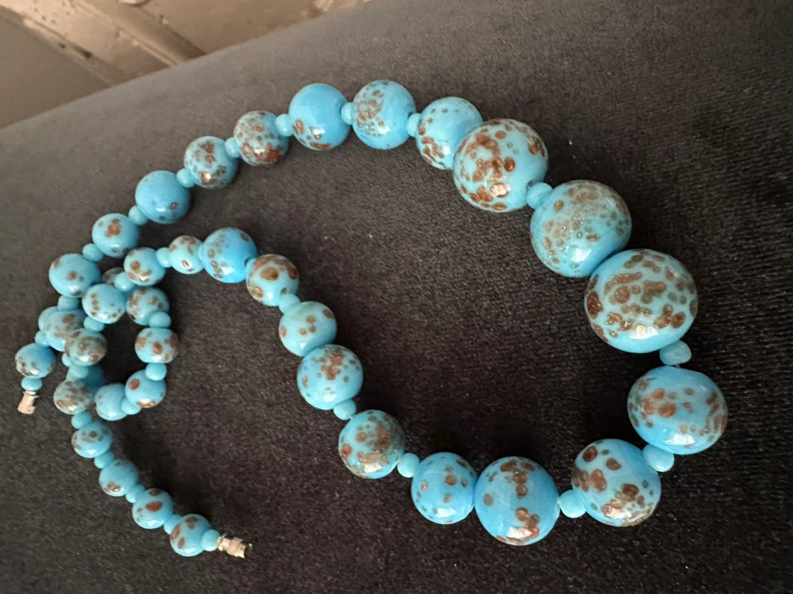 Blue Beaded Necklace - photo 3